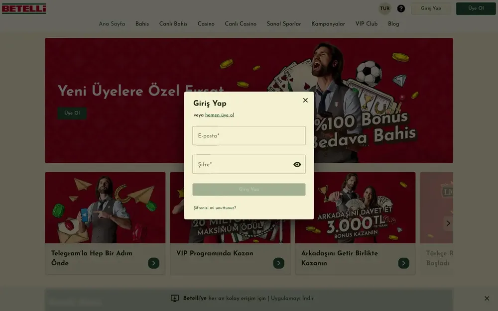 betelli giriş adresi